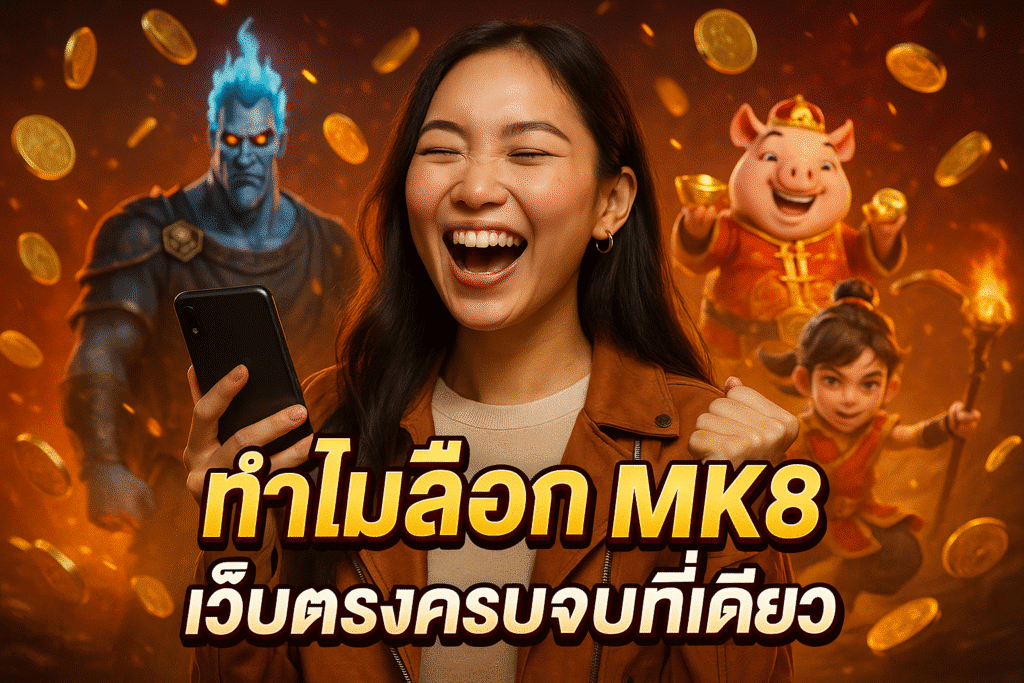 ทำไมเลือก MK8 ทางเข้า เว็บตรงครบจบที่เดียว