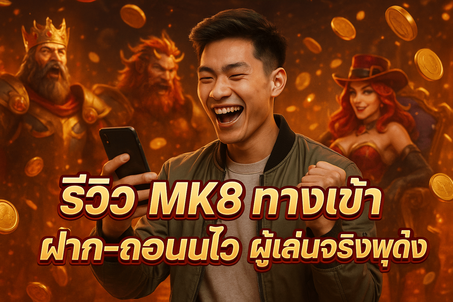 รีวิว MK8 ทางเข้า ฝาก-ถอนไว ผู้เล่นจริงพูดถึง