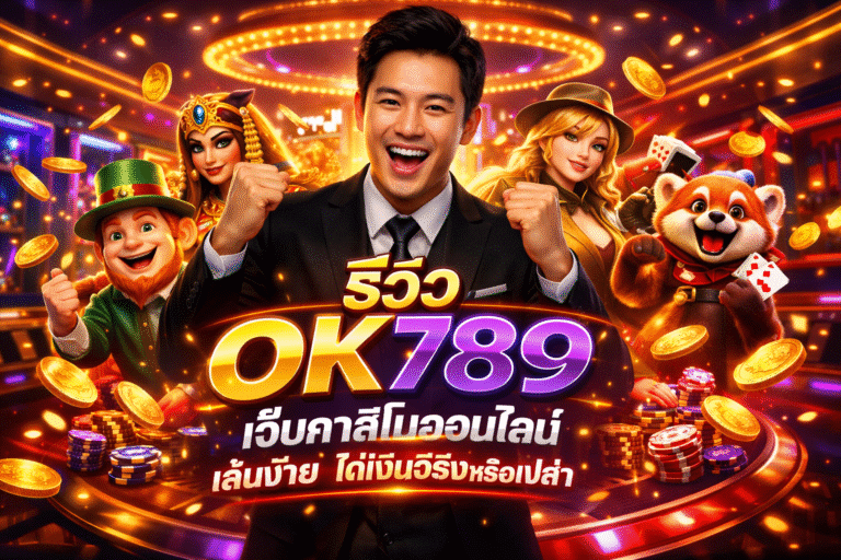 รีวิว OK789 เว็บคาสิโนออนไลน์ เล่นง่าย ได้เงินจริงหรือเปล่า